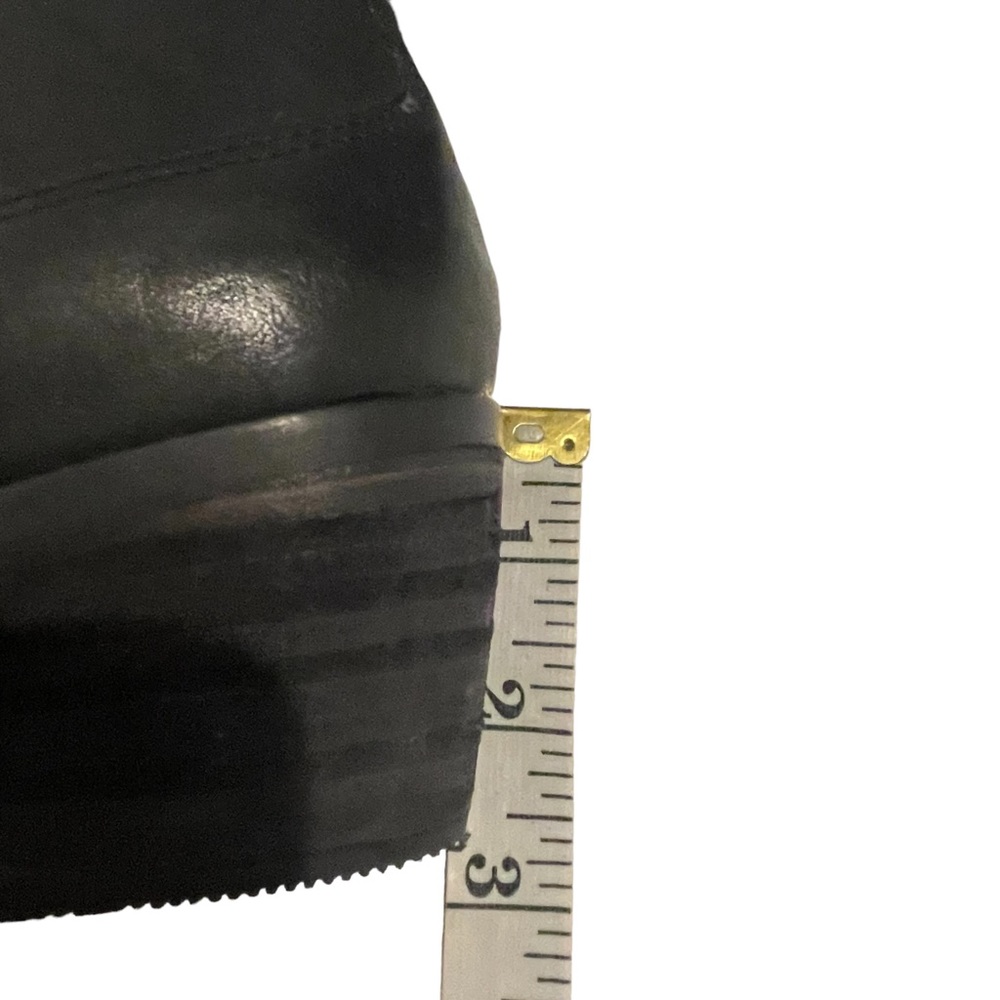Clarks Black Leather Ankle Booties - Picture 5 of 9